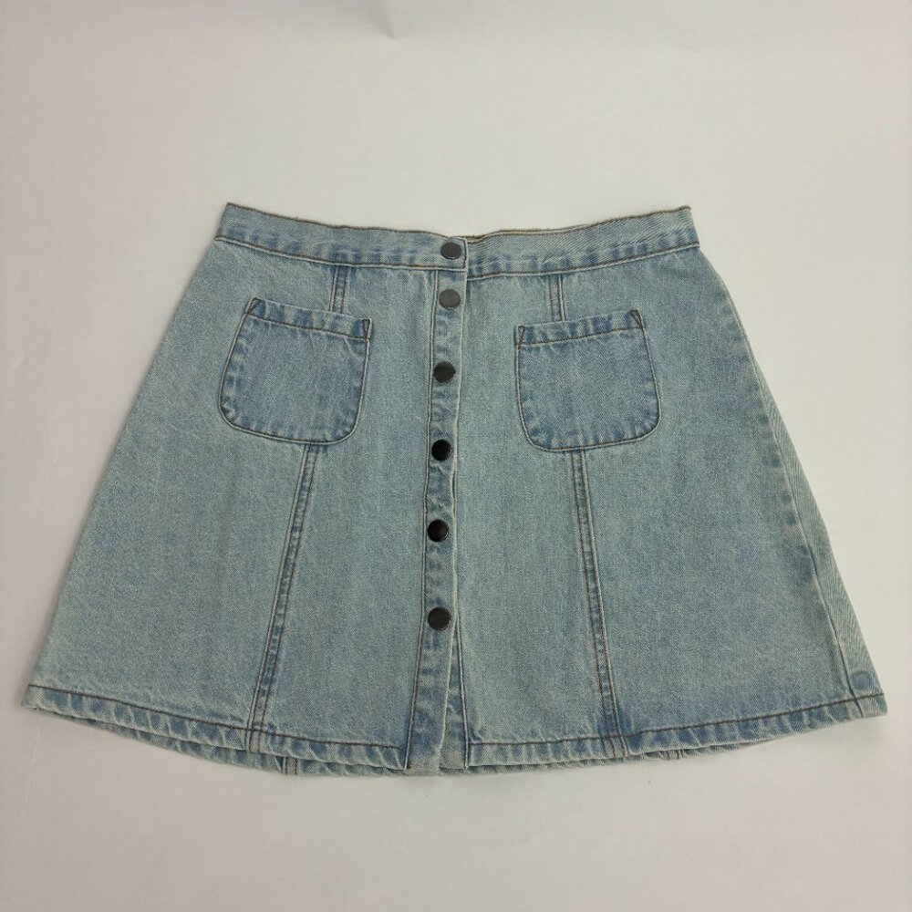 BDG BUTTON UP SKIRT